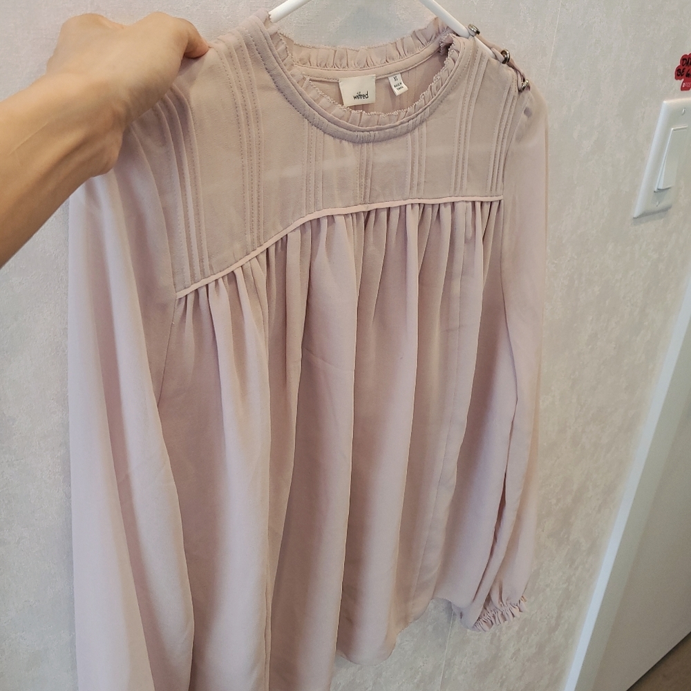 ARITZIA WILFRED Pink Blouse